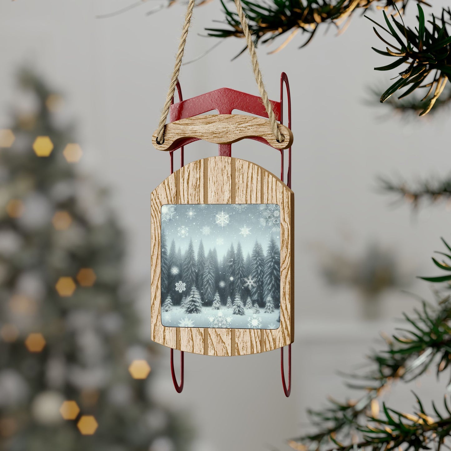 Sled Ornaments