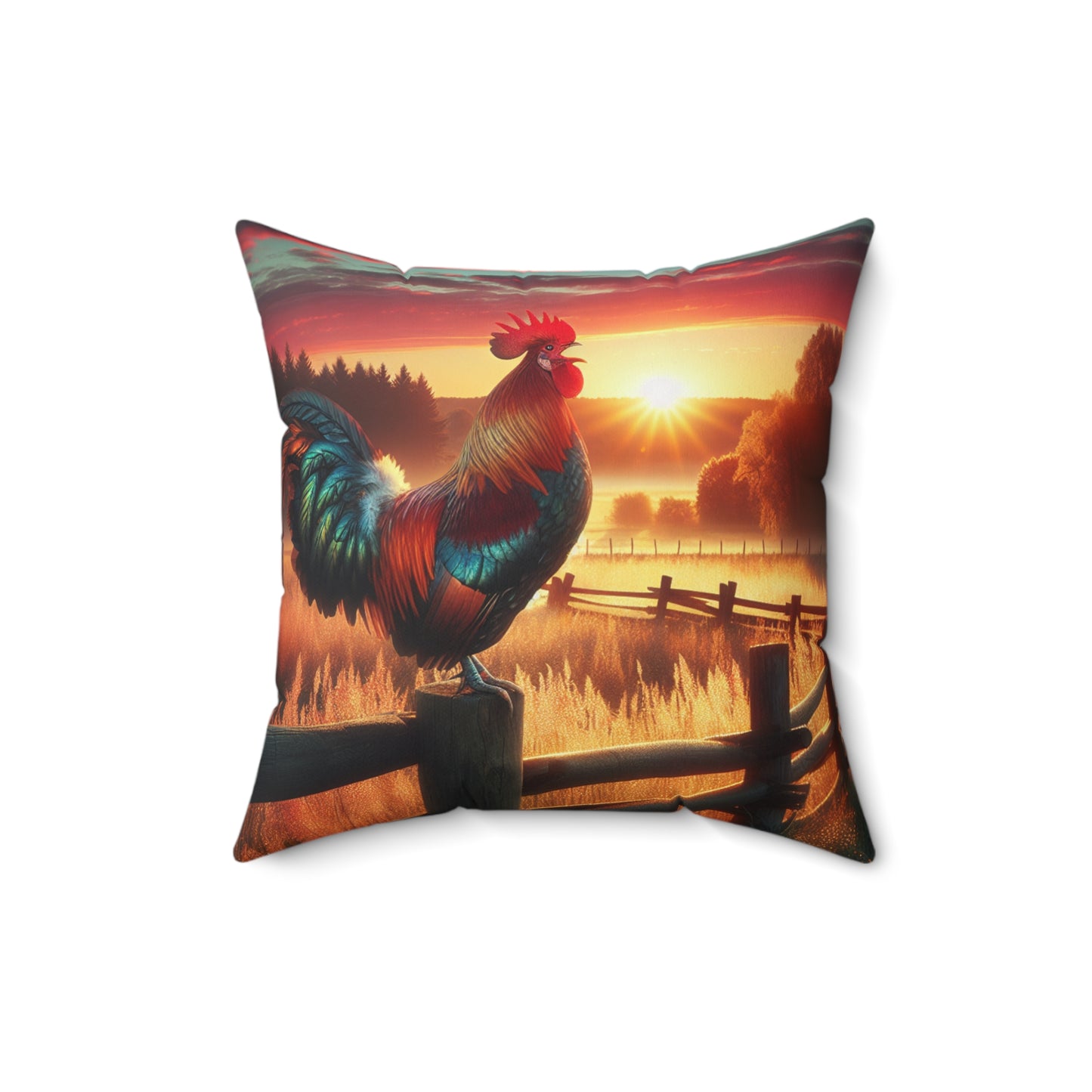 Faux Suede Square Pillow