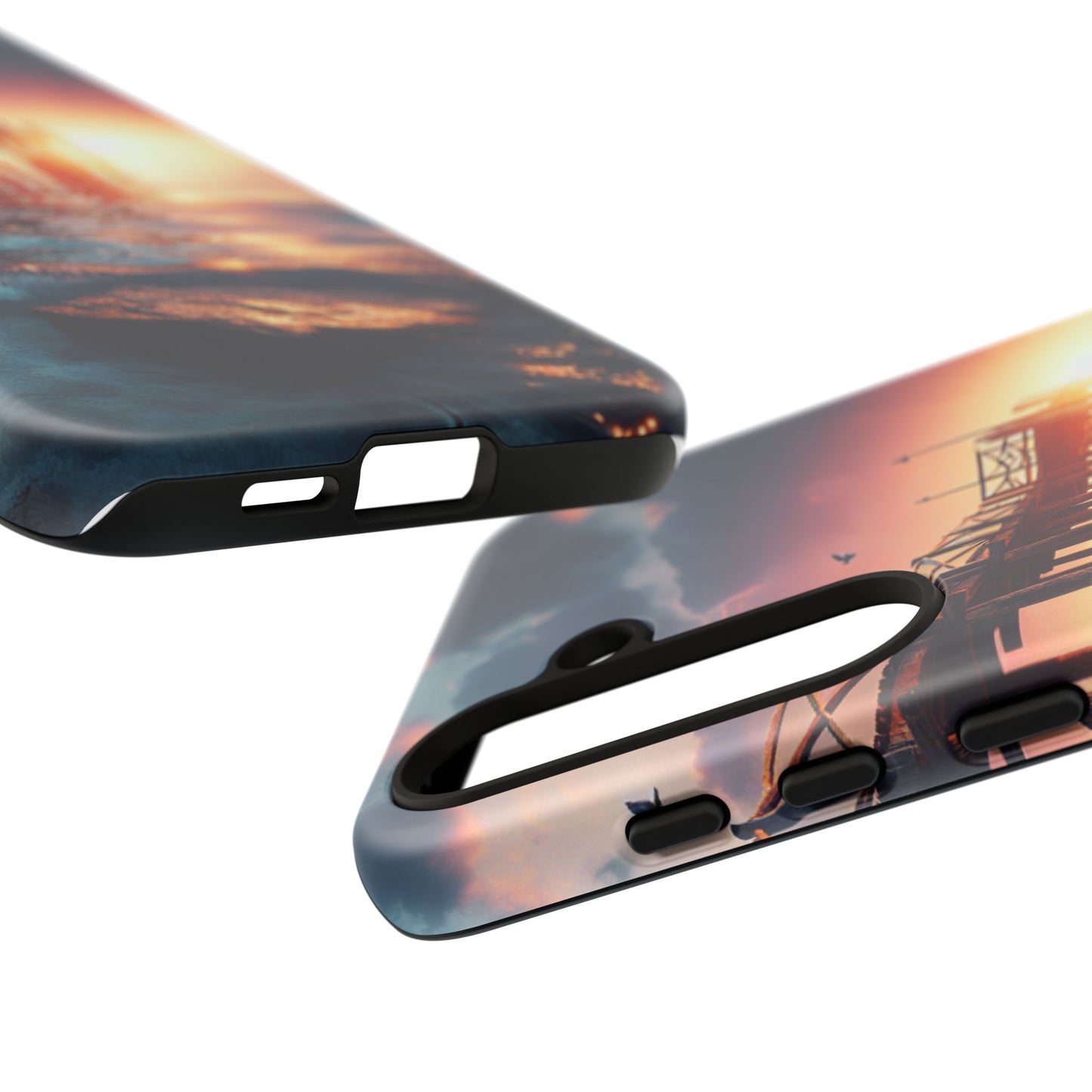 SUNSET on the PIER  phone case