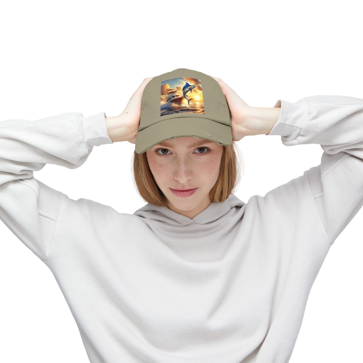 Unisex Distressed Cap