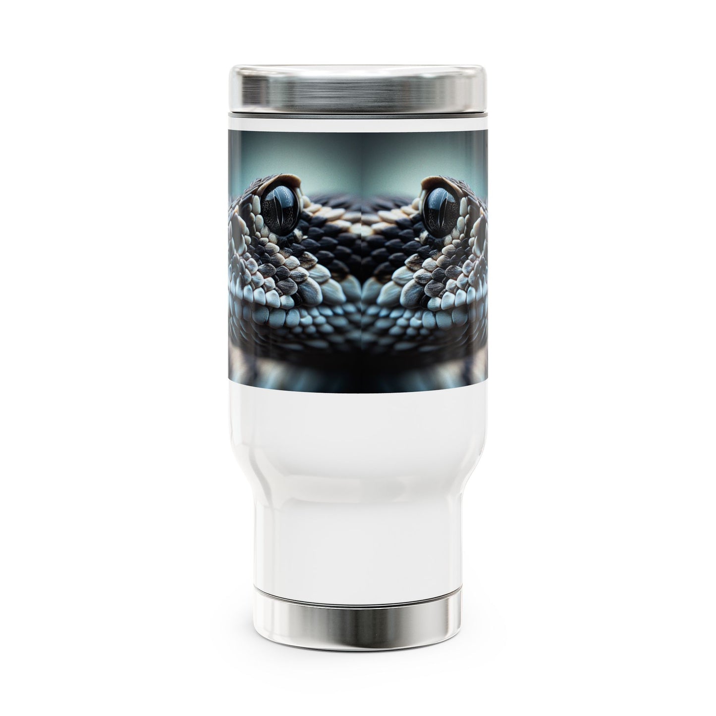 Stainless Steel Travel Mug with Handle, 14oz