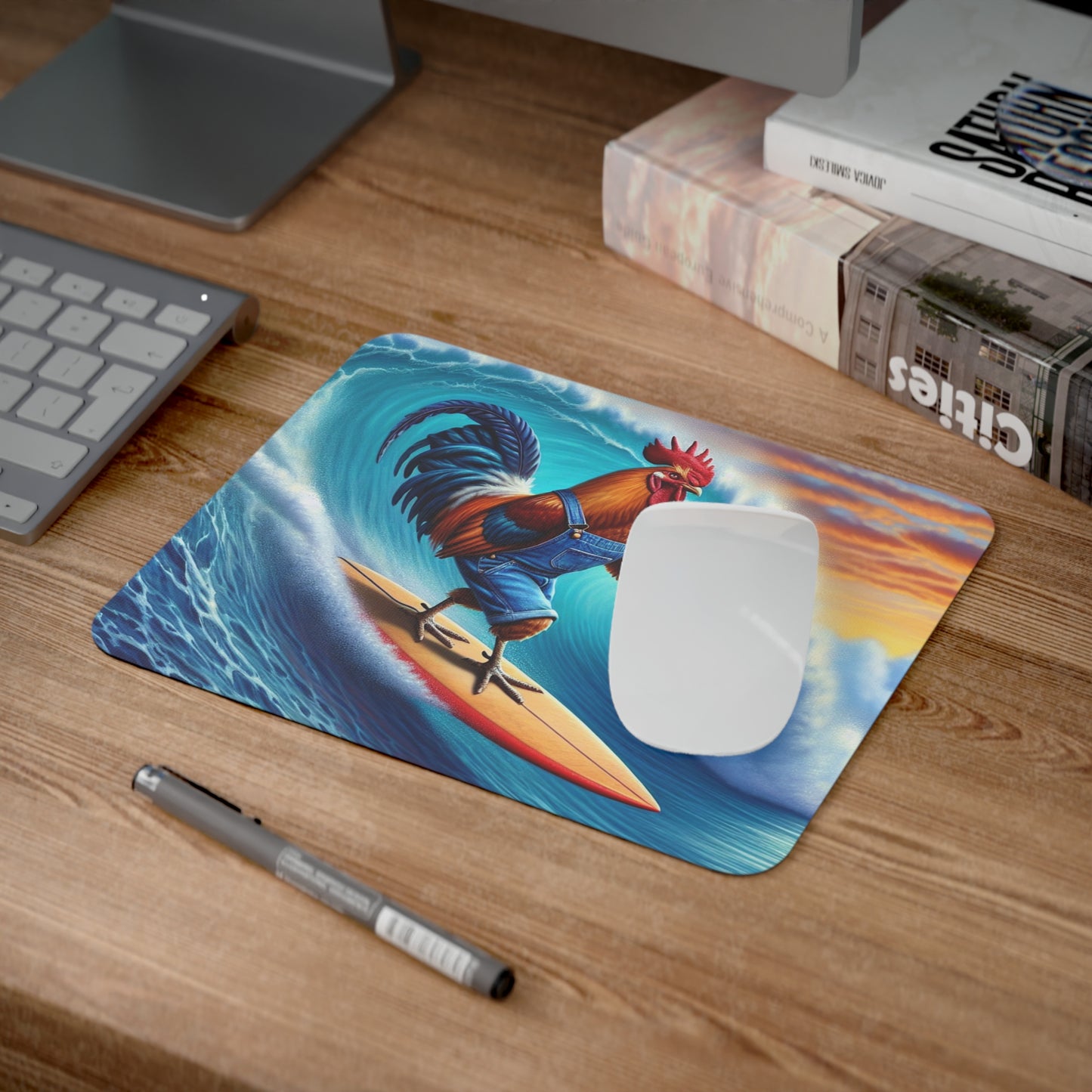 SUFRING ROOSTER mouse pad