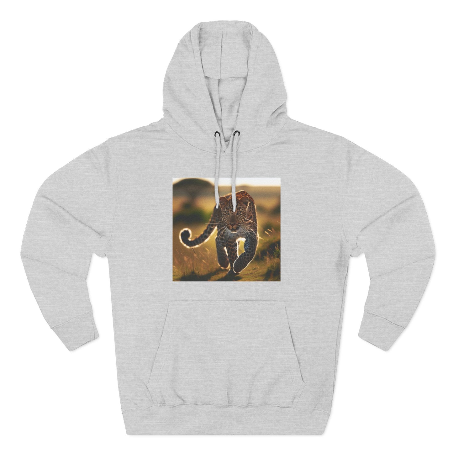 Three-Panel Fleece Hoodie