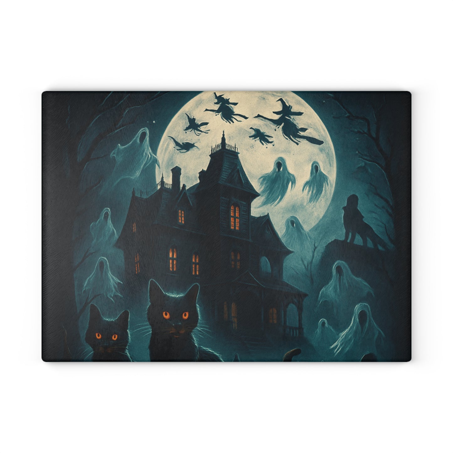 HALLOWEEN Glass Cutting Board