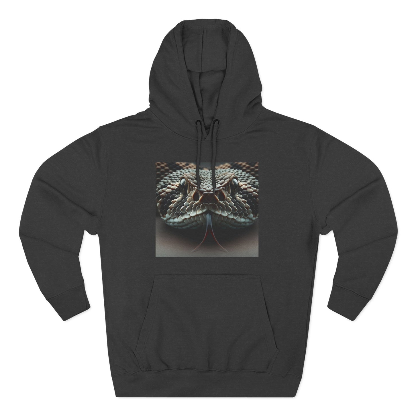 Three-Panel Fleece Hoodie