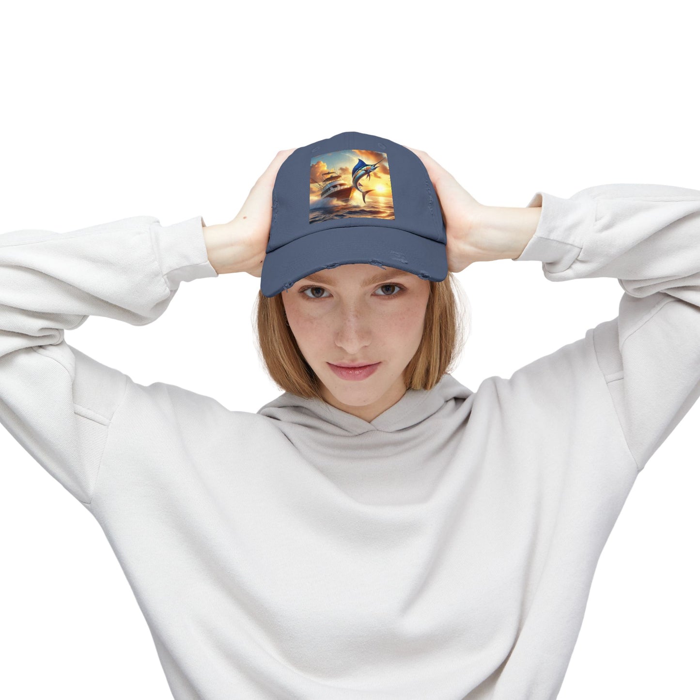 Unisex Distressed Cap