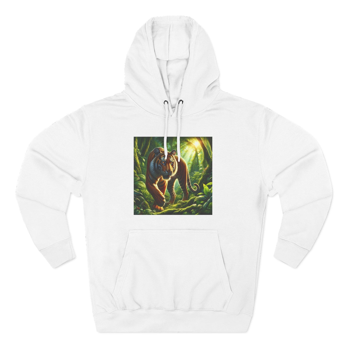 Three-Panel Fleece Hoodie