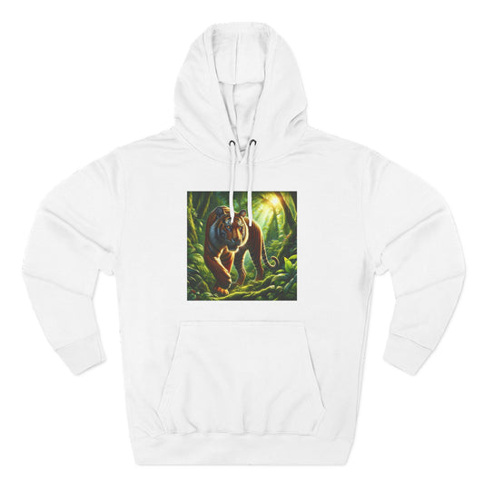 Three-Panel Fleece Hoodie