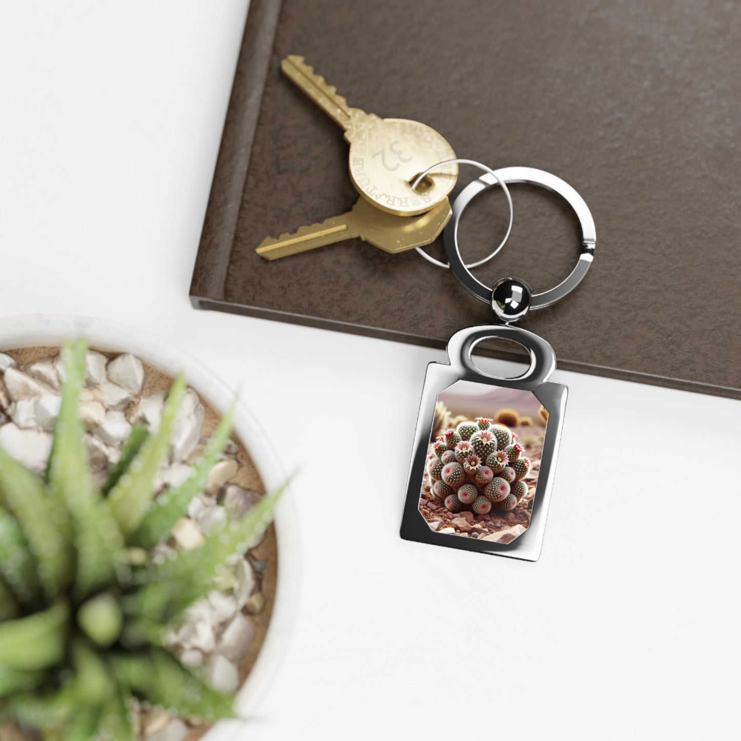 Rectangle Photo Keyring