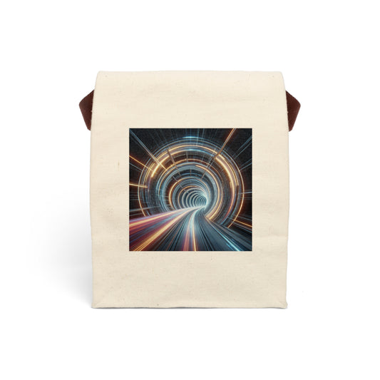 Canvas Lunch Bag With Strap