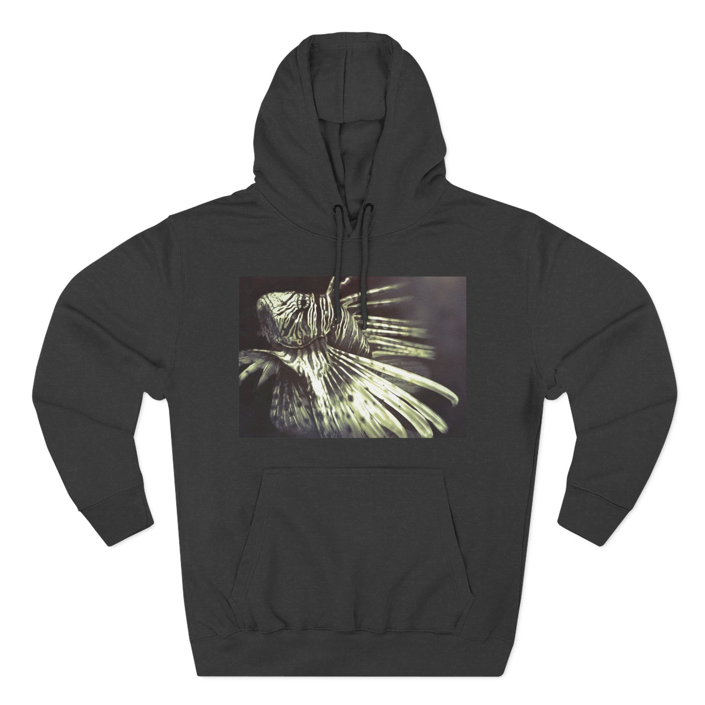 Three-Panel Fleece Hoodie