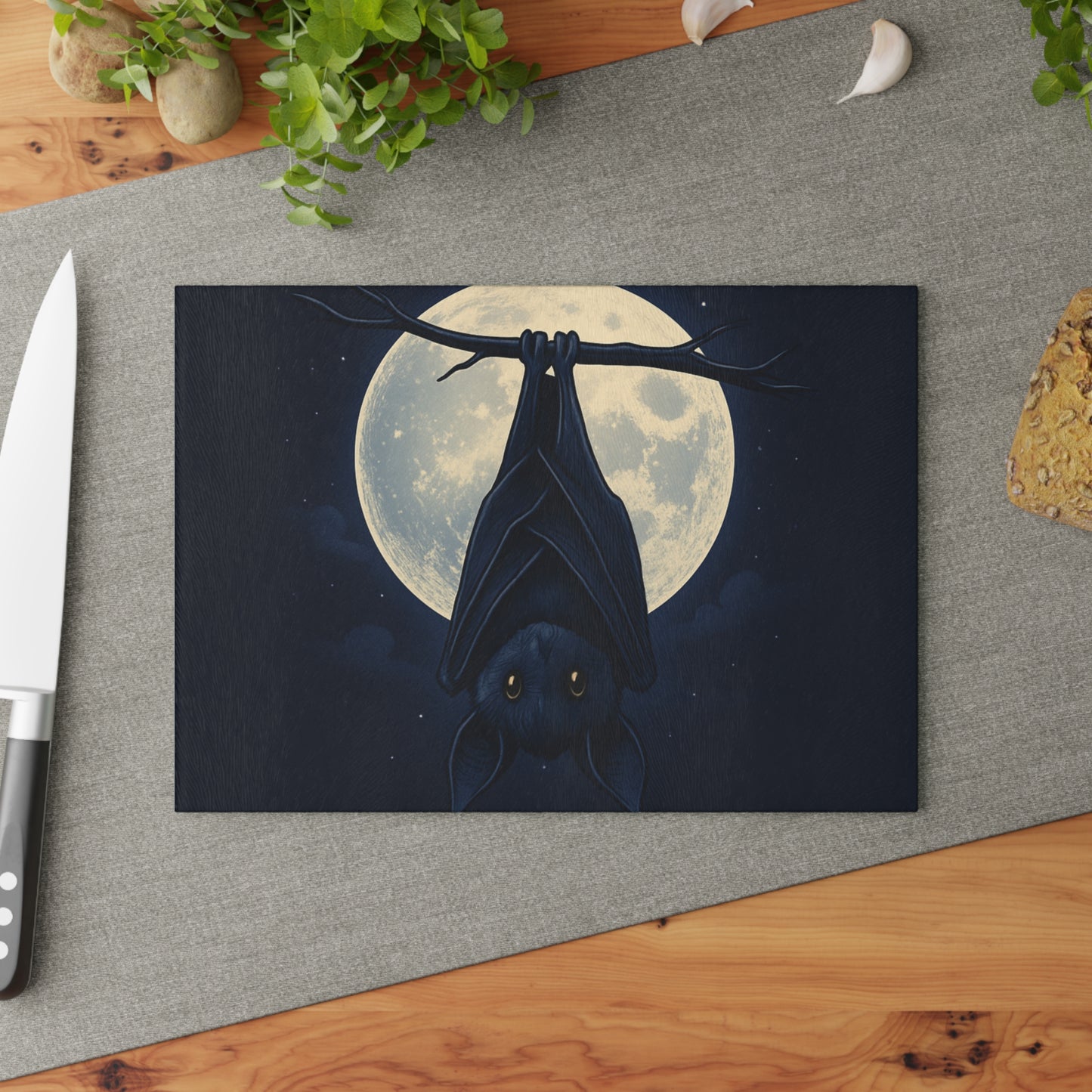 HALLOWEEN Glass Cutting Board