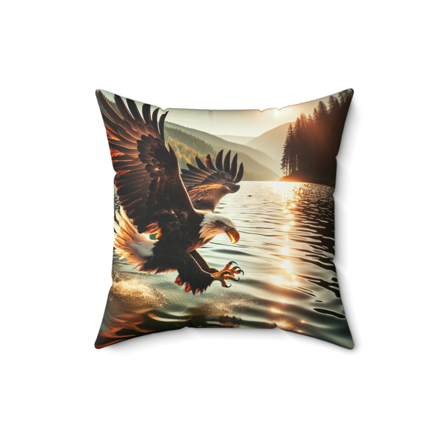 Spun Polyester Square Pillow