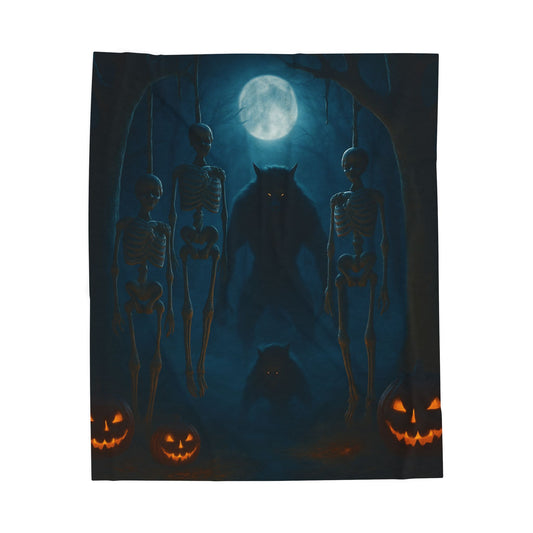 HALLOWEEN Velveteen Plush Blanket