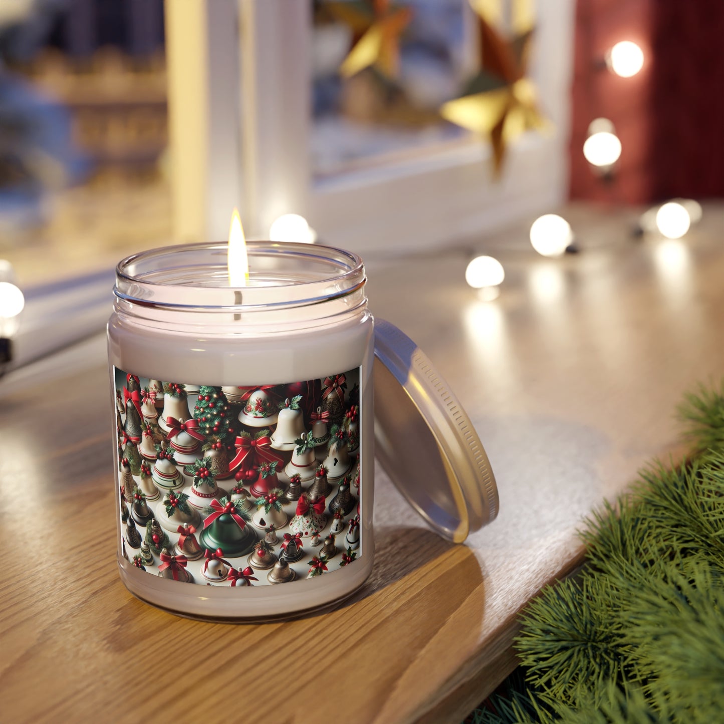 Scented Soy Candles with White Lid, 9oz