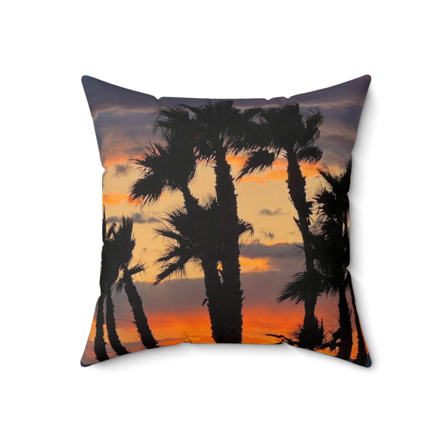 Spun Polyester Square Pillow