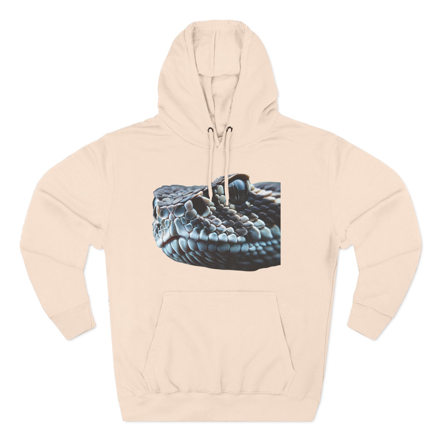Three-Panel Fleece Hoodie