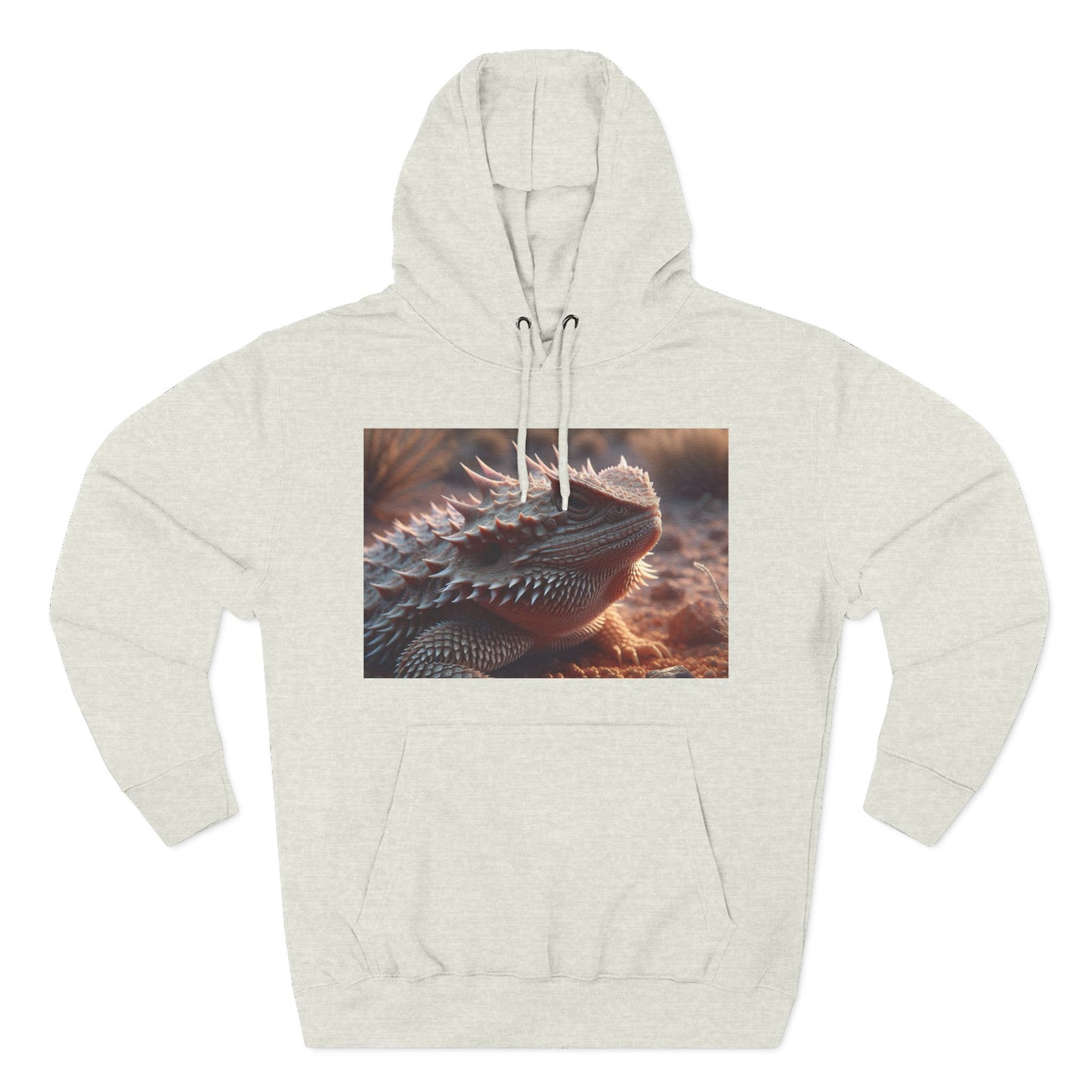 Three-Panel Fleece Hoodie