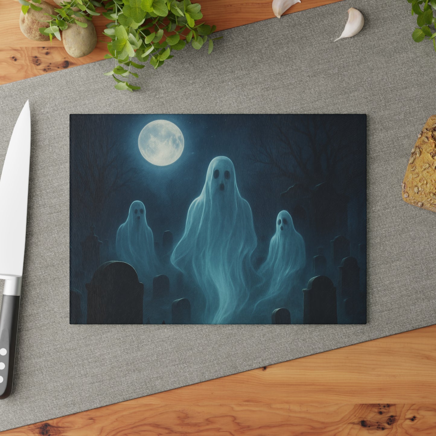 HALLOWEEN Glass Cutting Board