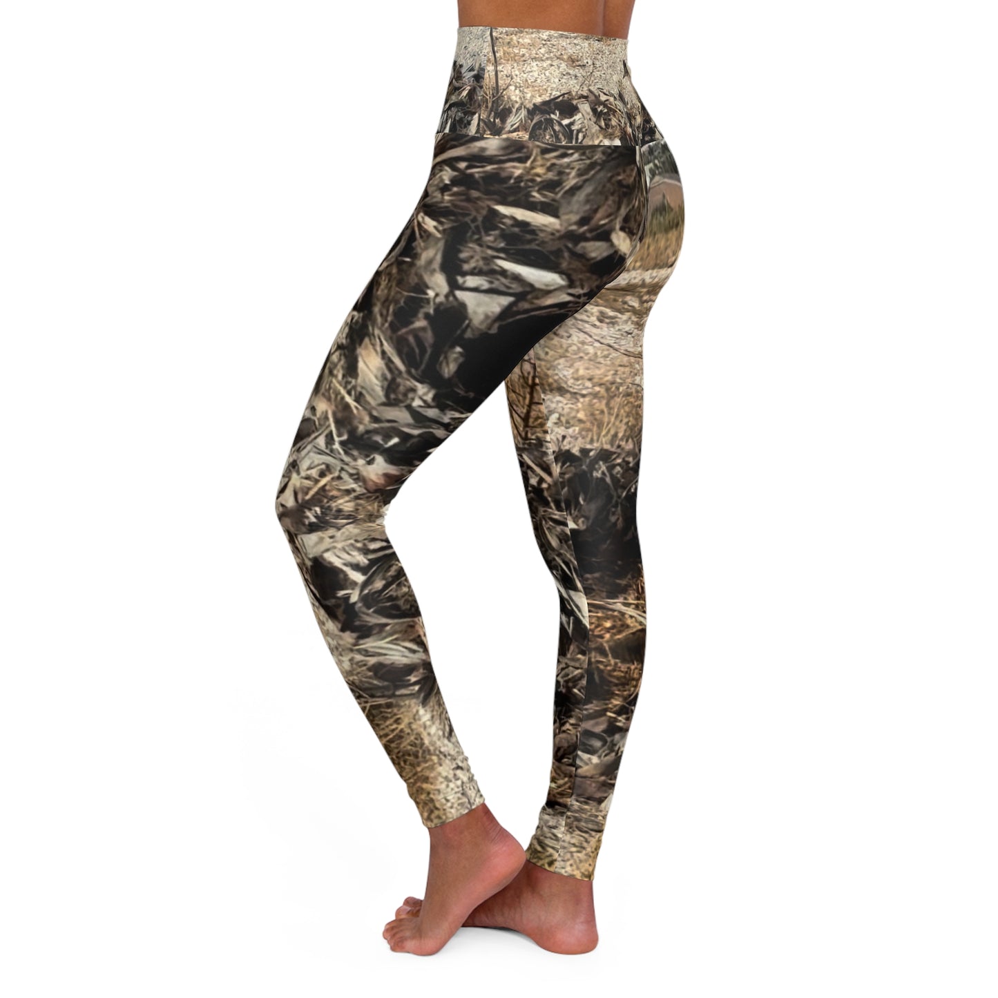 High Waisted Yoga Leggings (AOP)