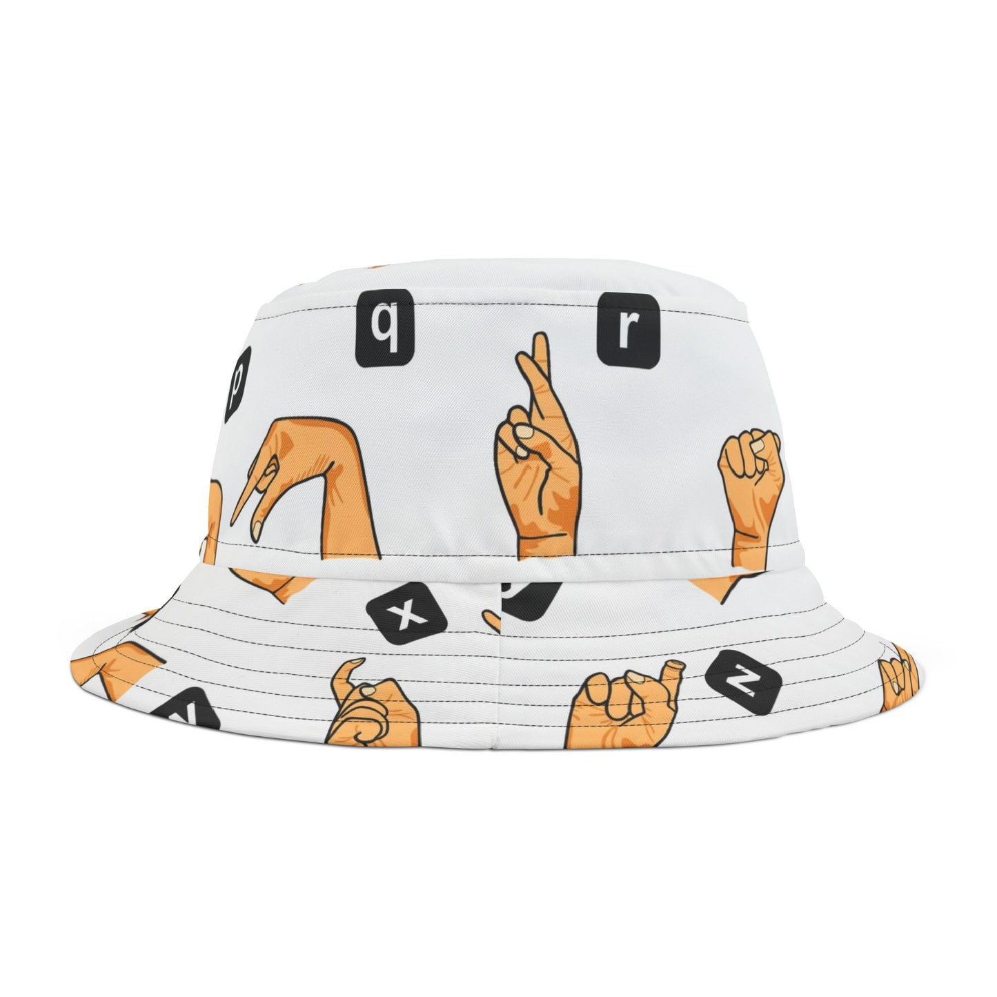 SIGN LANUAGE (informant) Bucket Hat (AOP)