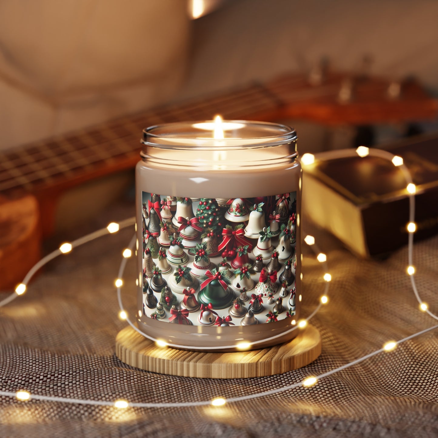 Scented Soy Candles with White Lid, 9oz