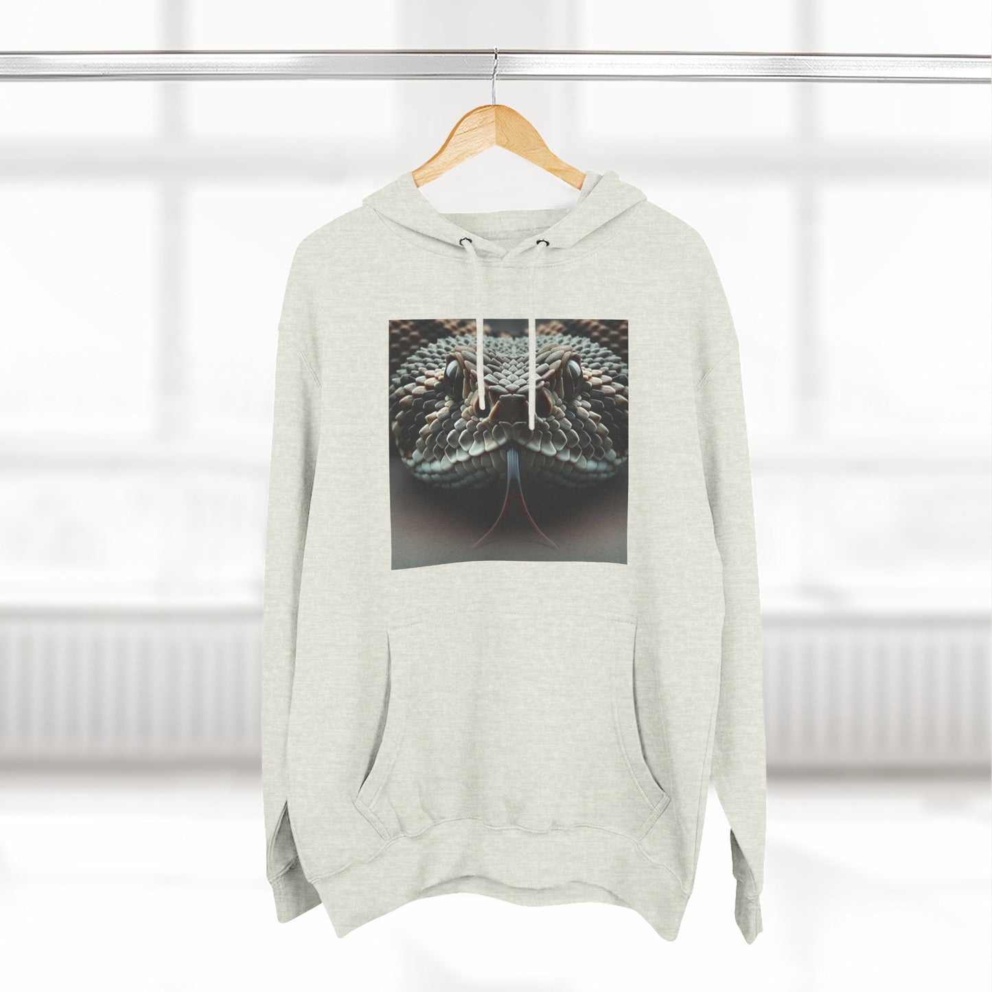 Three-Panel Fleece Hoodie