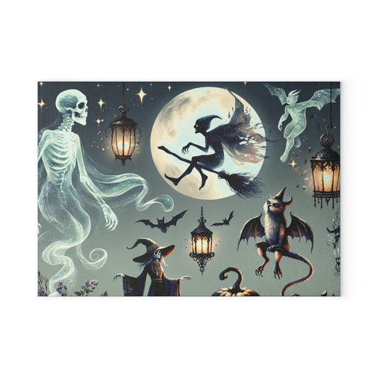 HALLOWEEN Glass Cutting Board