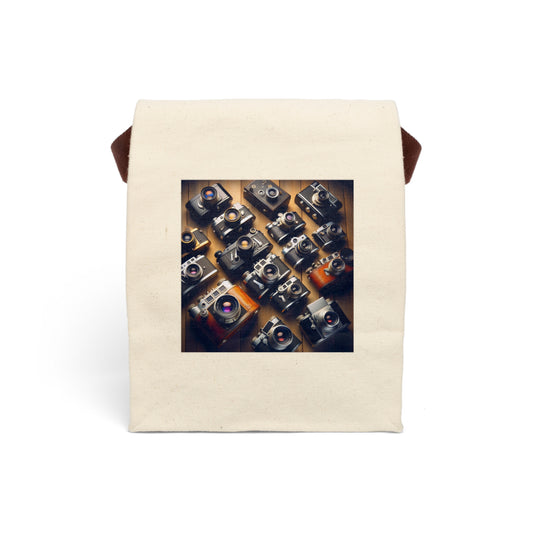 Canvas Lunch Bag With Strap