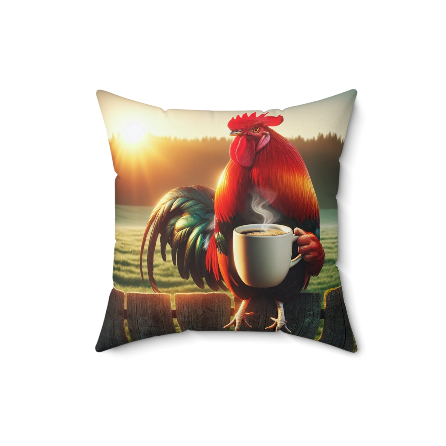 Spun Polyester Square Pillow