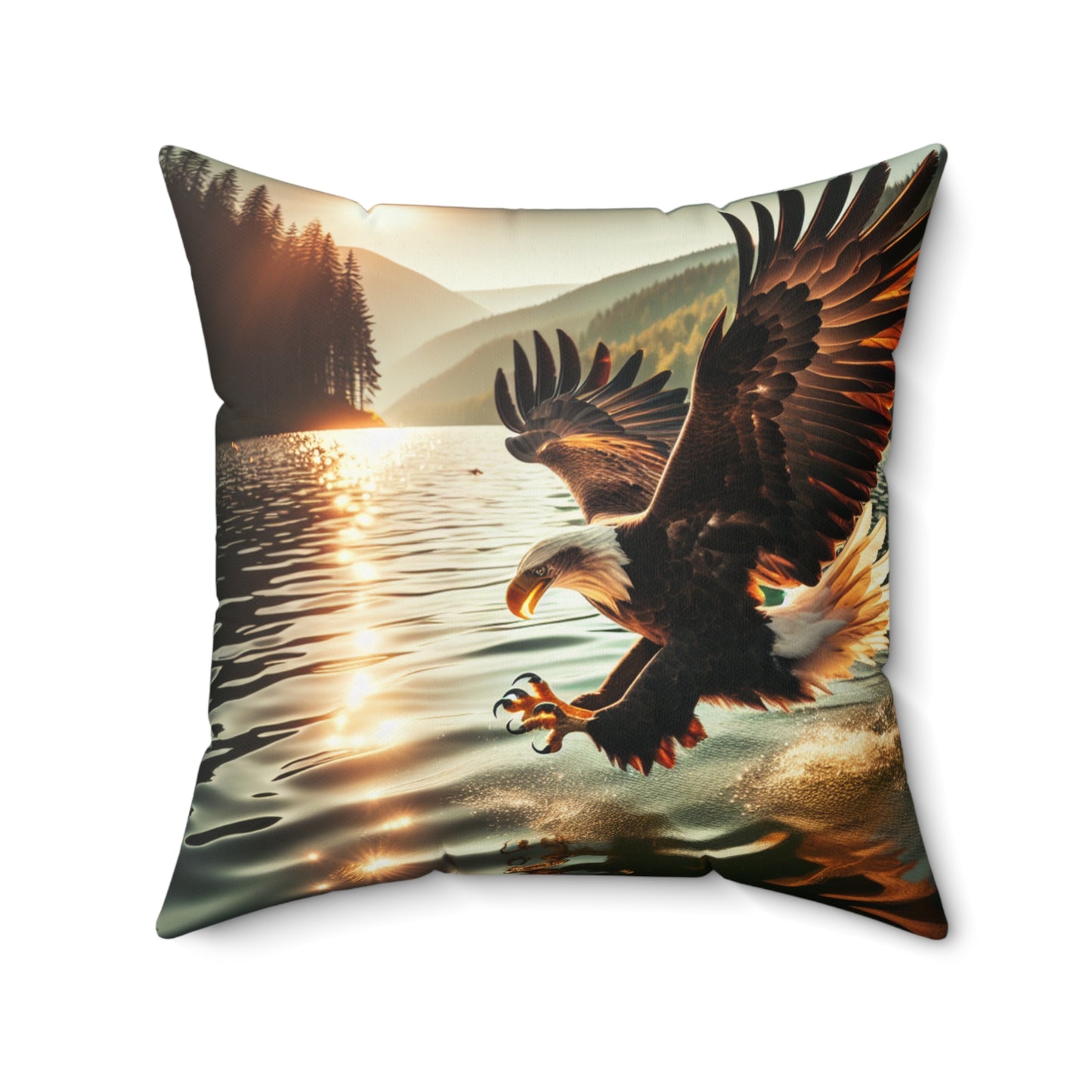 Spun Polyester Square Pillow