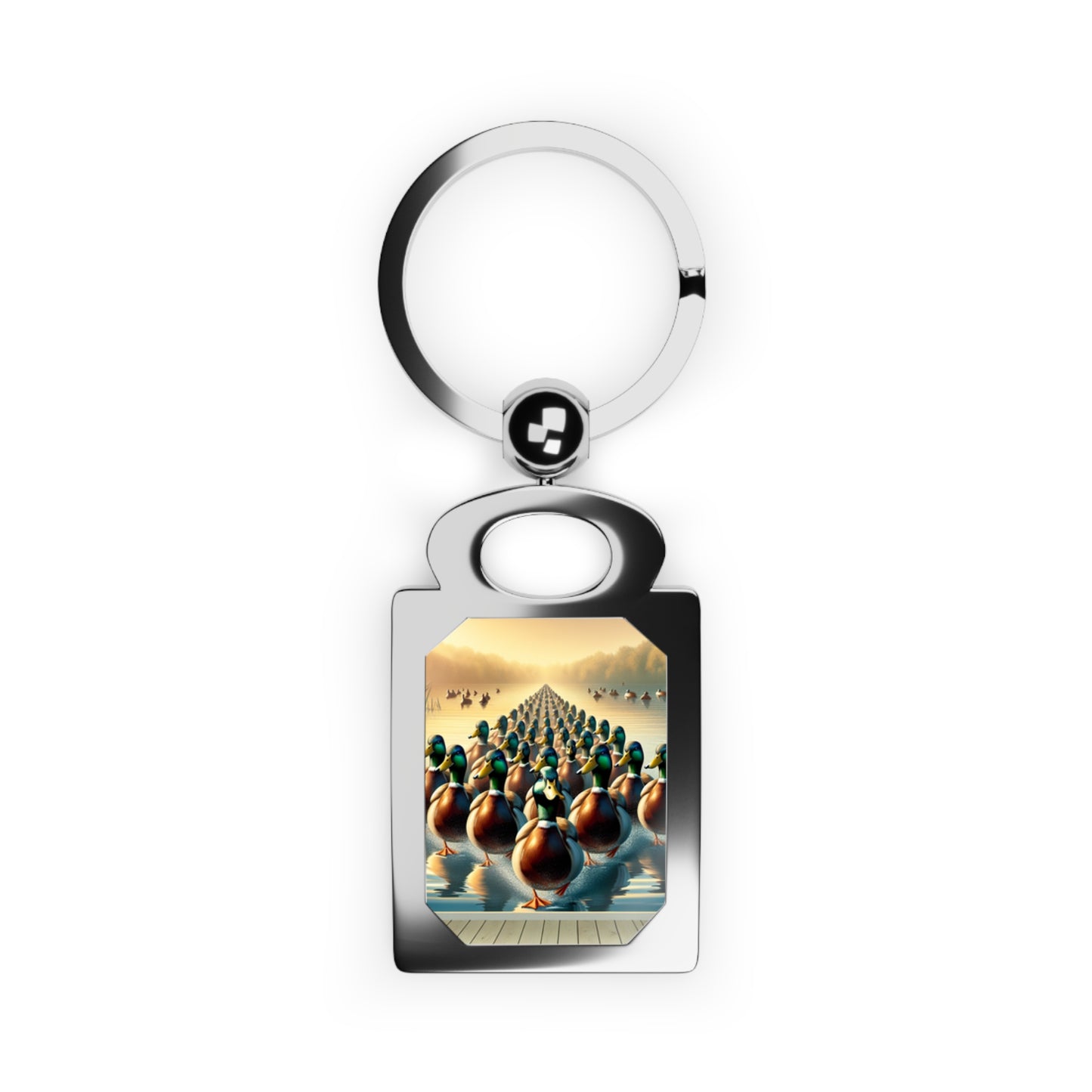 Rectangle Photo Keyring