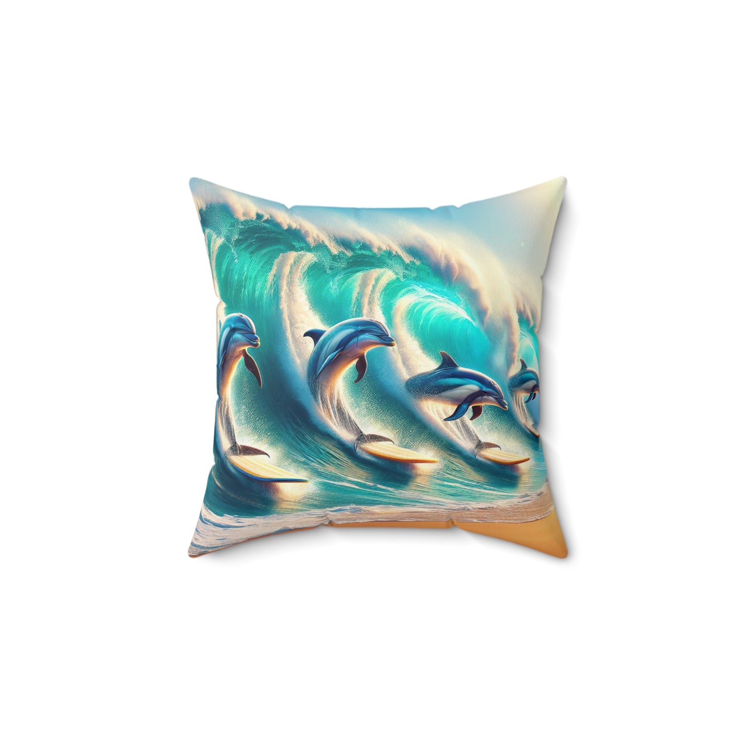 Spun Polyester Square Pillow