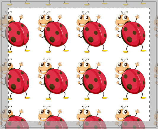 Glass Candle, 11oz ladybug