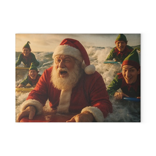 CHRISTMAS Glass Cutting Board