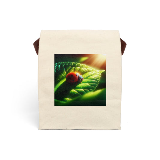 Canvas Lunch Bag With Strap