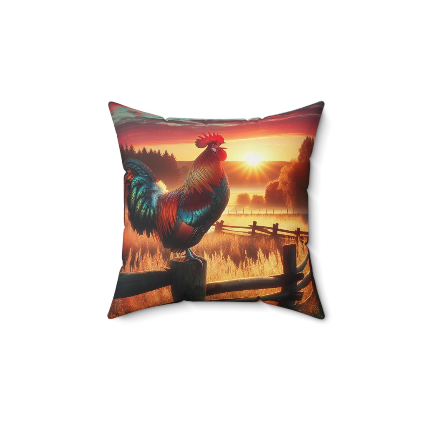 Faux Suede Square Pillow