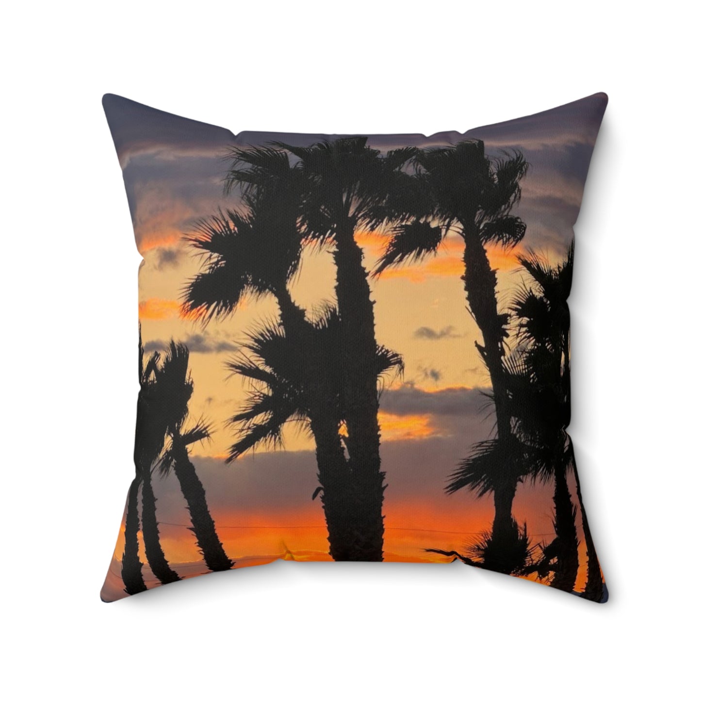 Spun Polyester Square Pillow