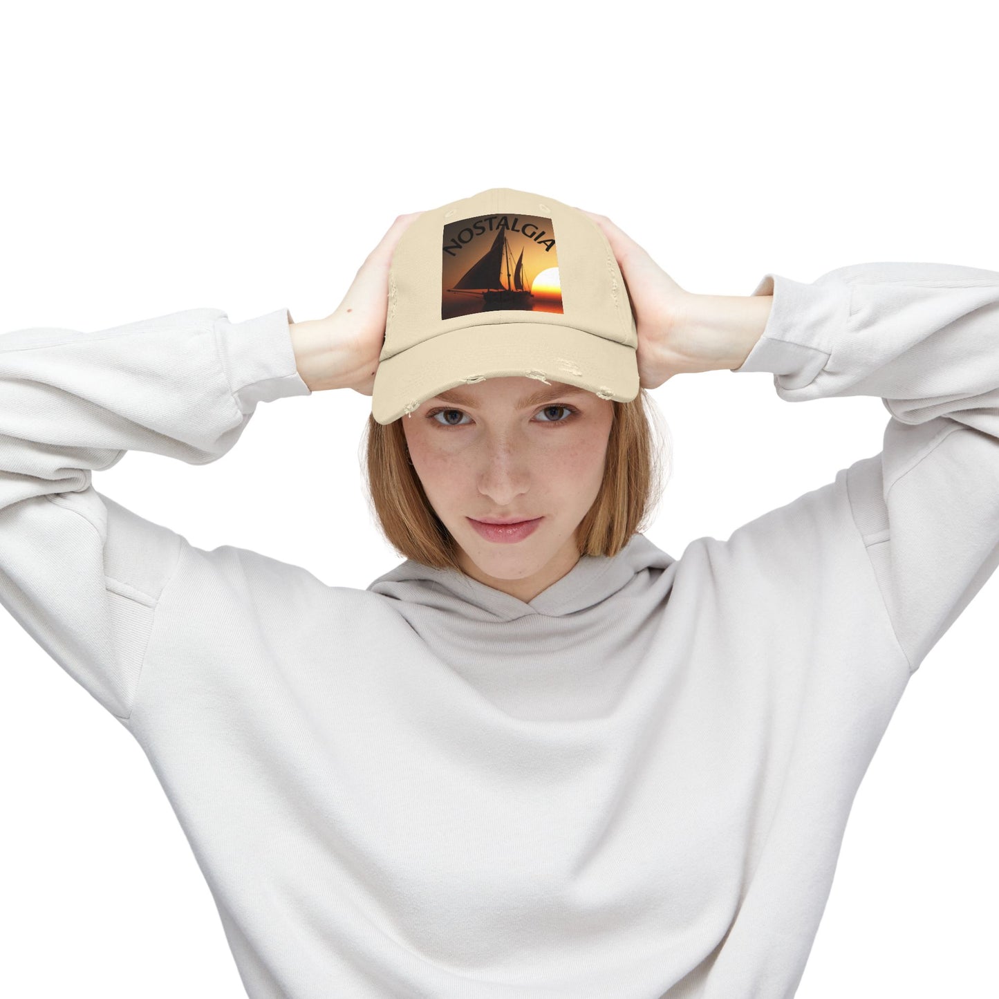 Unisex Distressed Cap