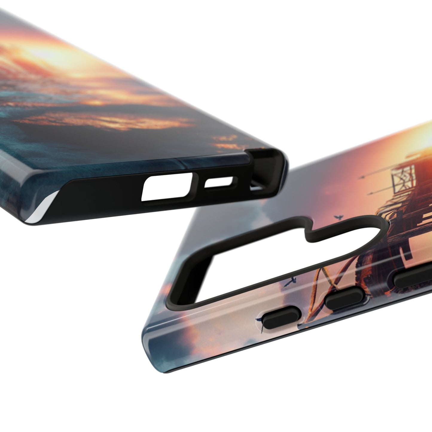 SUNSET on the PIER  phone case