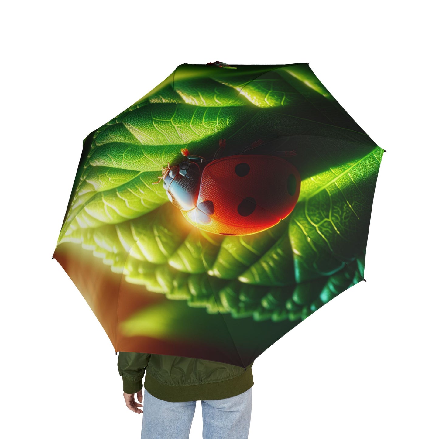 Semi-Automatic Foldable Umbrella LADYBUG