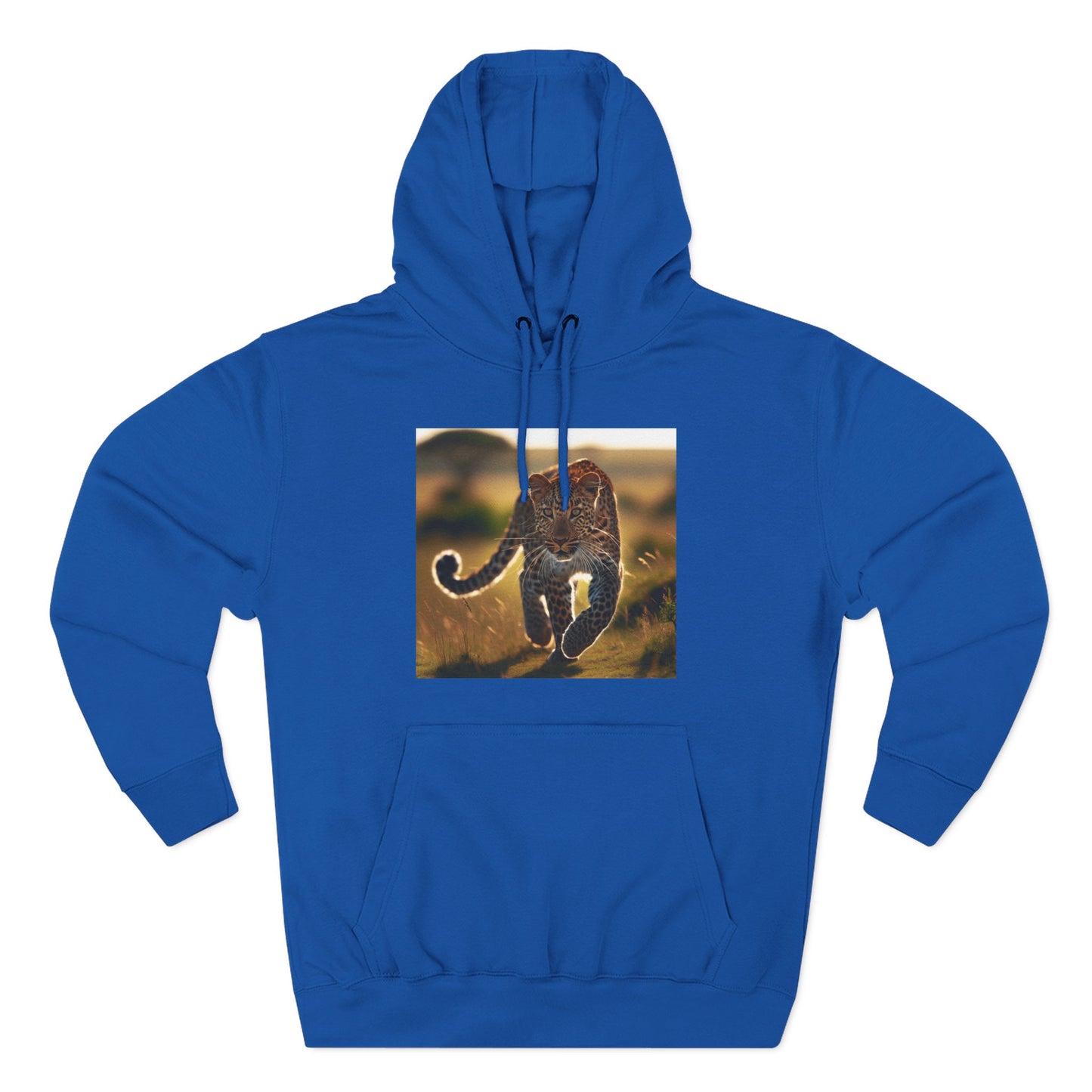 Three-Panel Fleece Hoodie
