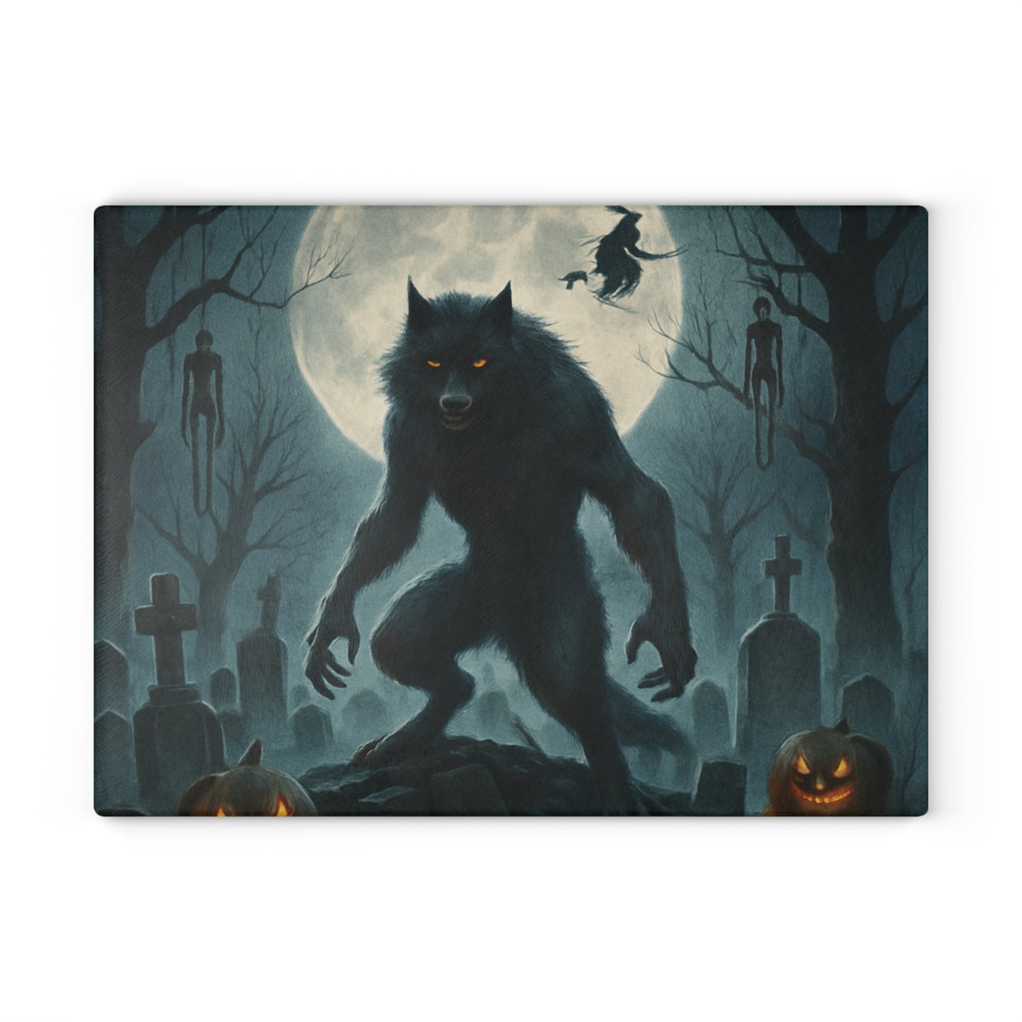HALLOWEEN Glass Cutting Board