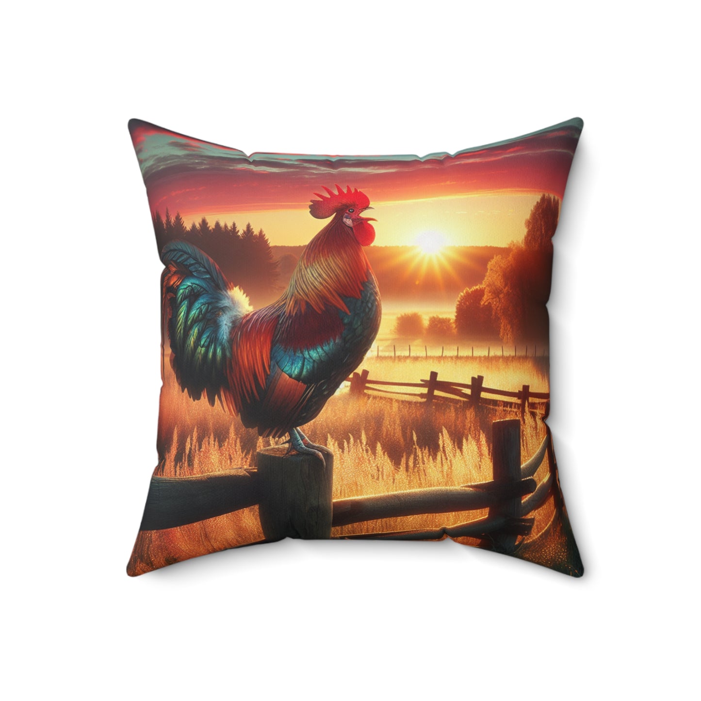 Faux Suede Square Pillow