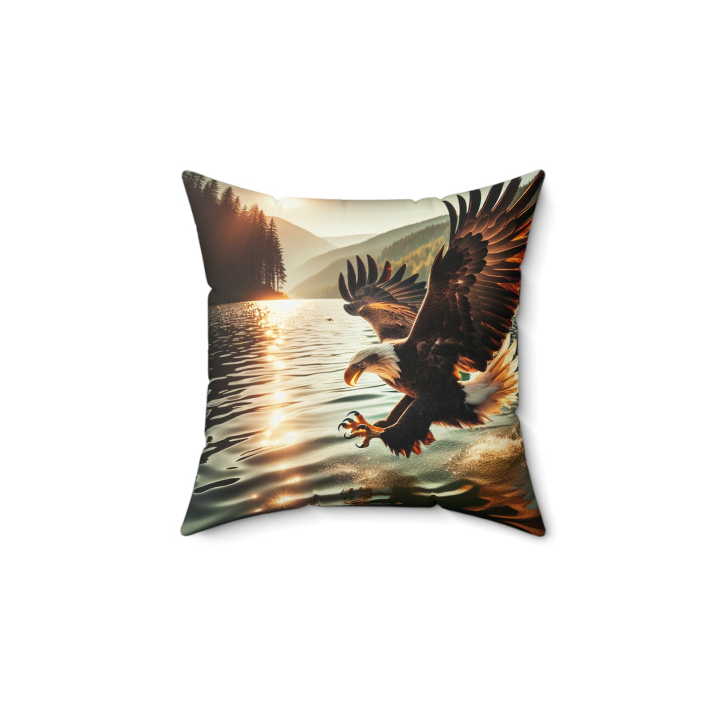 Spun Polyester Square Pillow