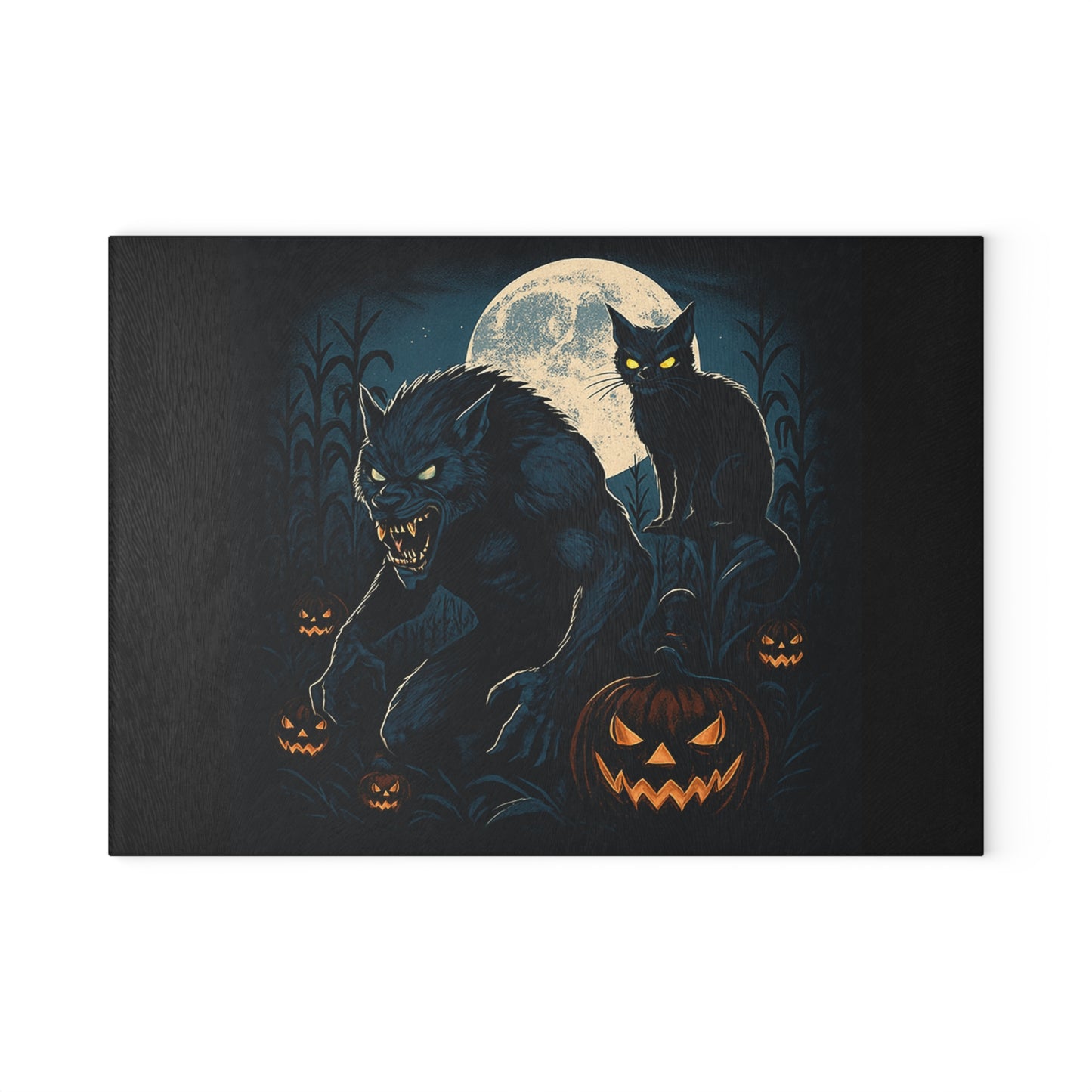 HALLOWEEN Glass Cutting Board