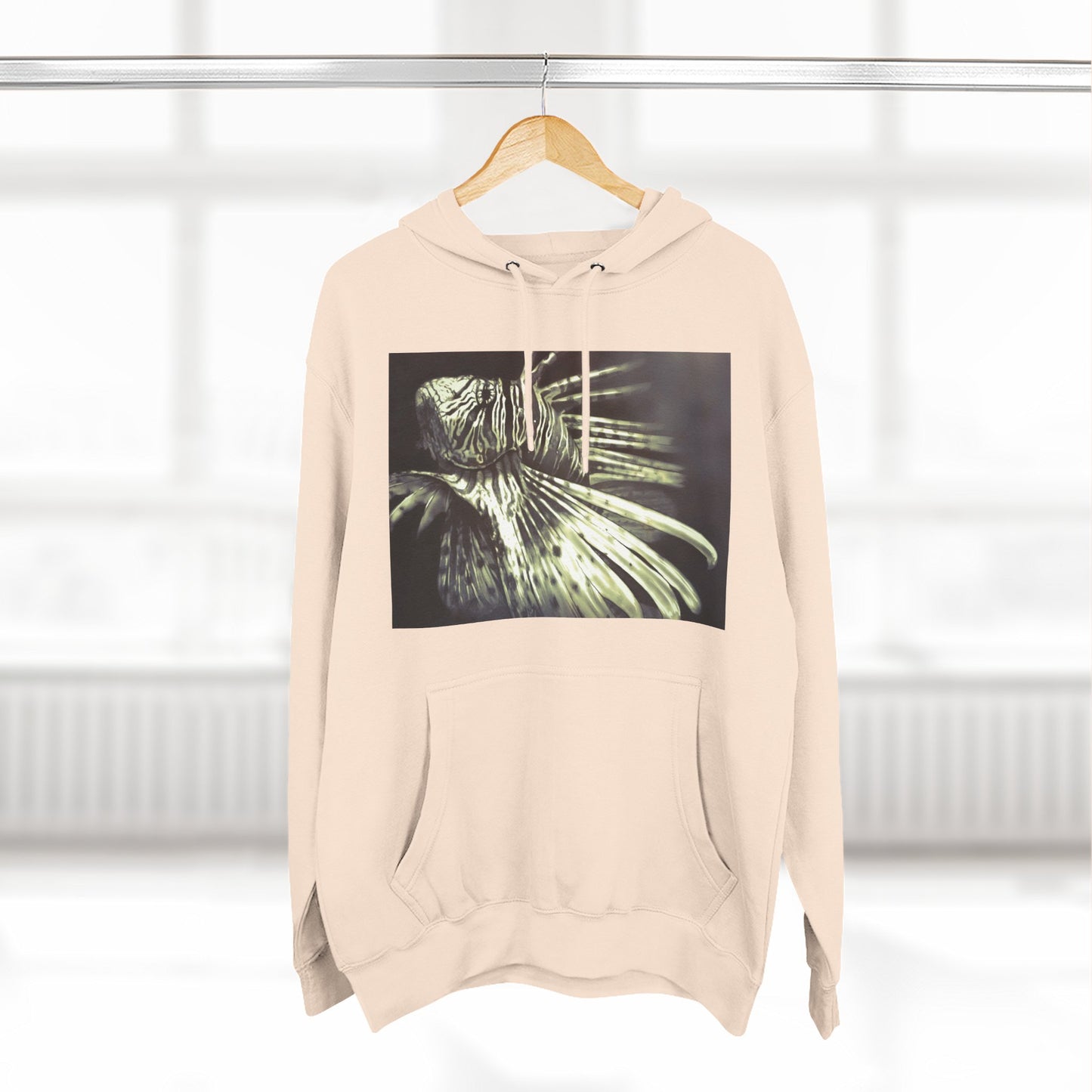 Three-Panel Fleece Hoodie