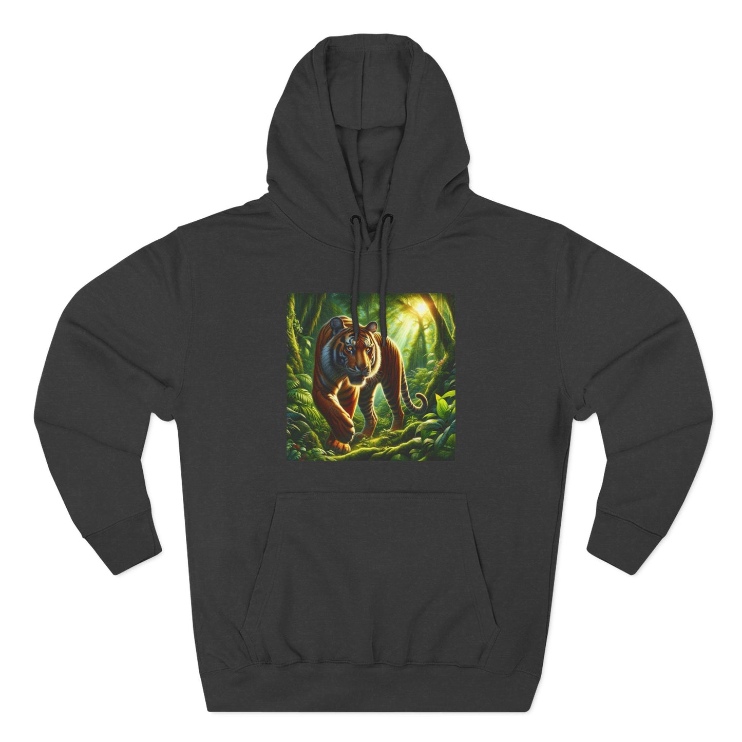 Three-Panel Fleece Hoodie