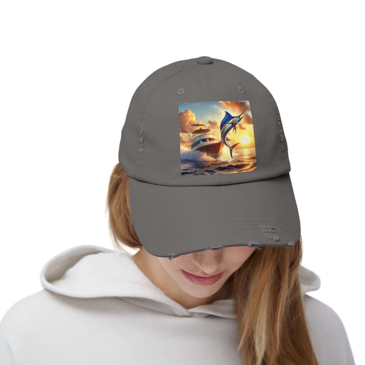 Unisex Distressed Cap