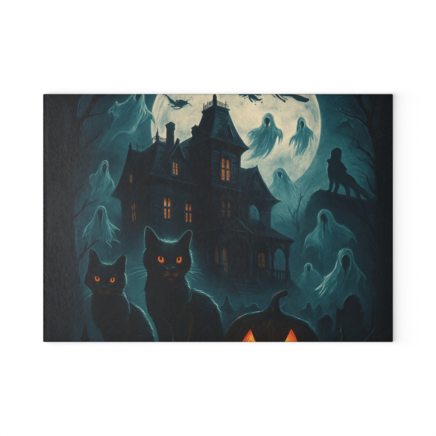 HALLOWEEN Glass Cutting Board